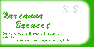 marianna barnert business card